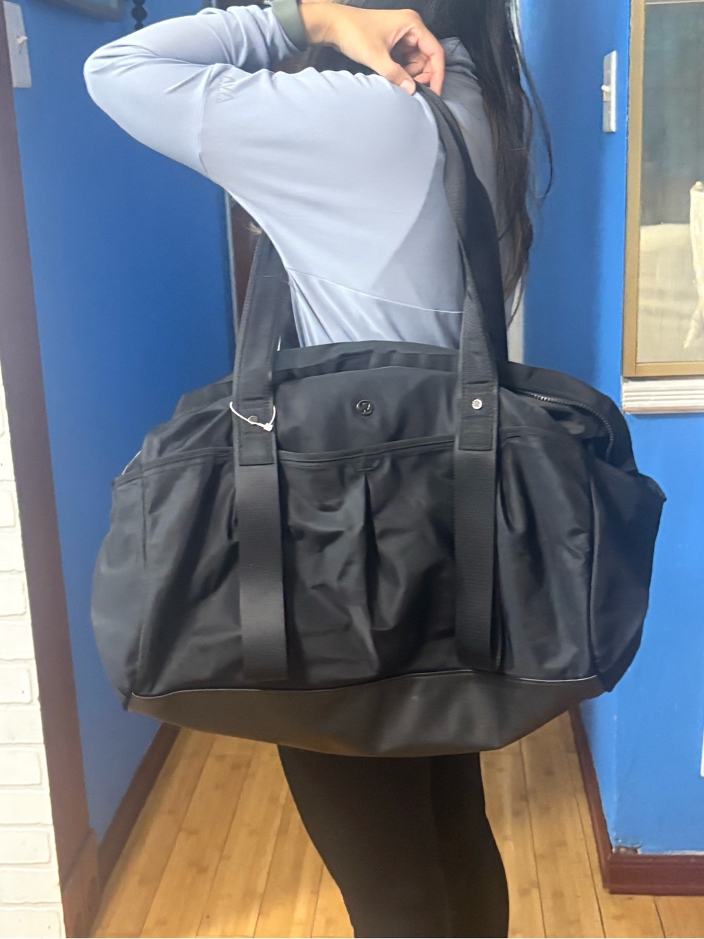 Black Large Men's Weekender Bag - Unbranded
